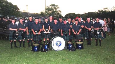 Knysna Pipe Band triumphant